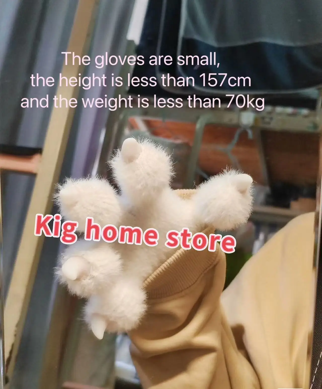 Kegurumi Fursuit Paws 1Pair Cartoon Paws Furry Costume Animal Plash Gloves Kawaii Anime Cat Wolf Dog Fox Paw Fluffy Dragon