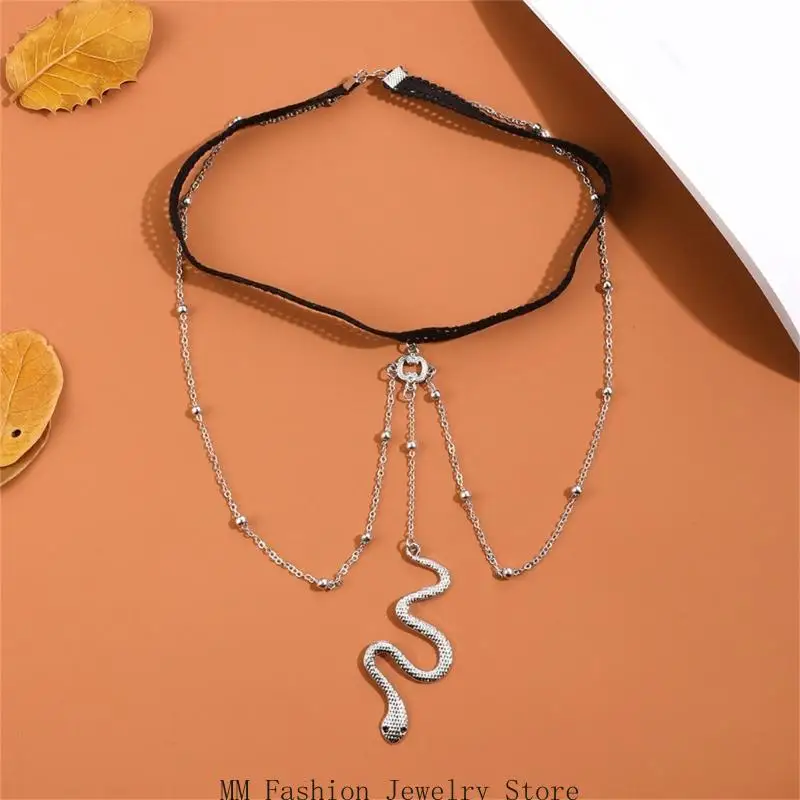 D0UB سلسلة الفخذ الدانتيل الطبقات الأنيقة مع شرابات سلسلة الساق أنماط بسيطة الموضة #2