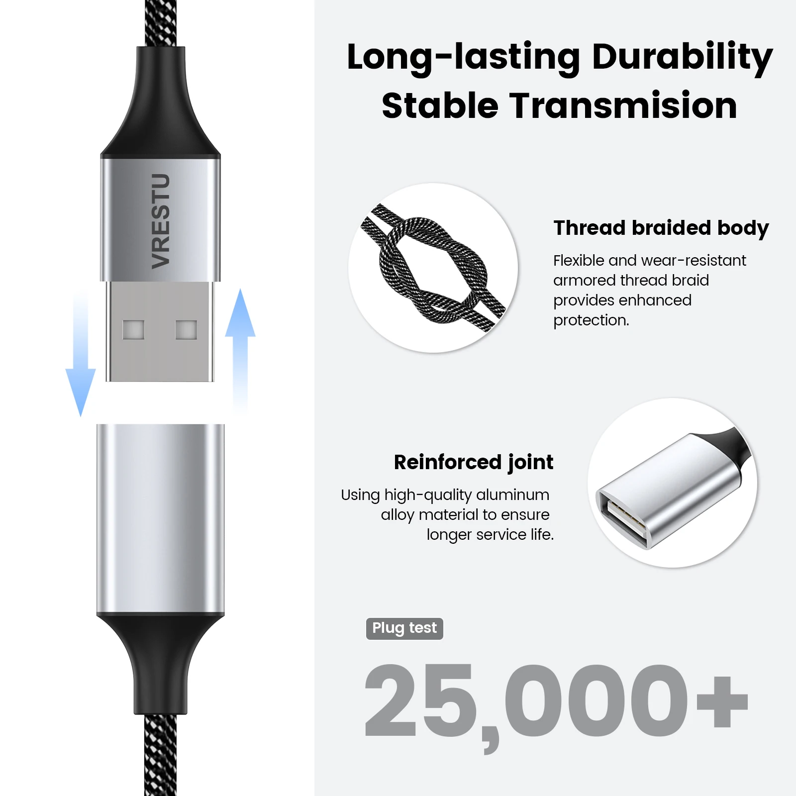 Adaptateur de répartiteur USB à 3 USB 2.0 double 4 ports Multi OTG pour PC portable Surface ordinateur accessoires USB A Extension de données