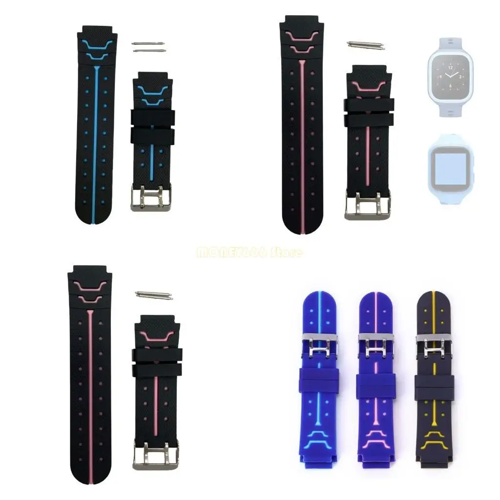 F62C Watch Adatmantment для детского часового ремня 16 -мм резиновый ремешок для мальчиков для девочек подарок