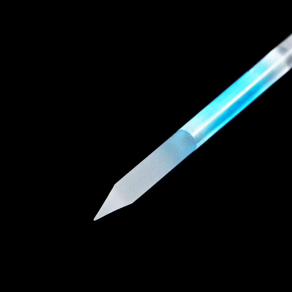 التدرج اللون مسمار تلميع مسمار أدوات الرسم عدم الانزلاق مزيل الجلد الميت باديكير أداة الزجاج انتهازي للبشرة مزدوجة الوجهين ملف الأظافر