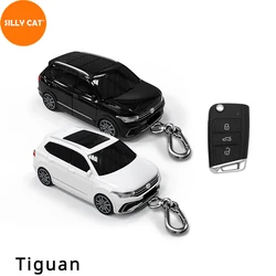 Car Model Shape Car Key Fob Case Cover Protect Suit For Volkswagen Suit For VW Tiguan AD1 SUV Plastic Model Key Fob Cover