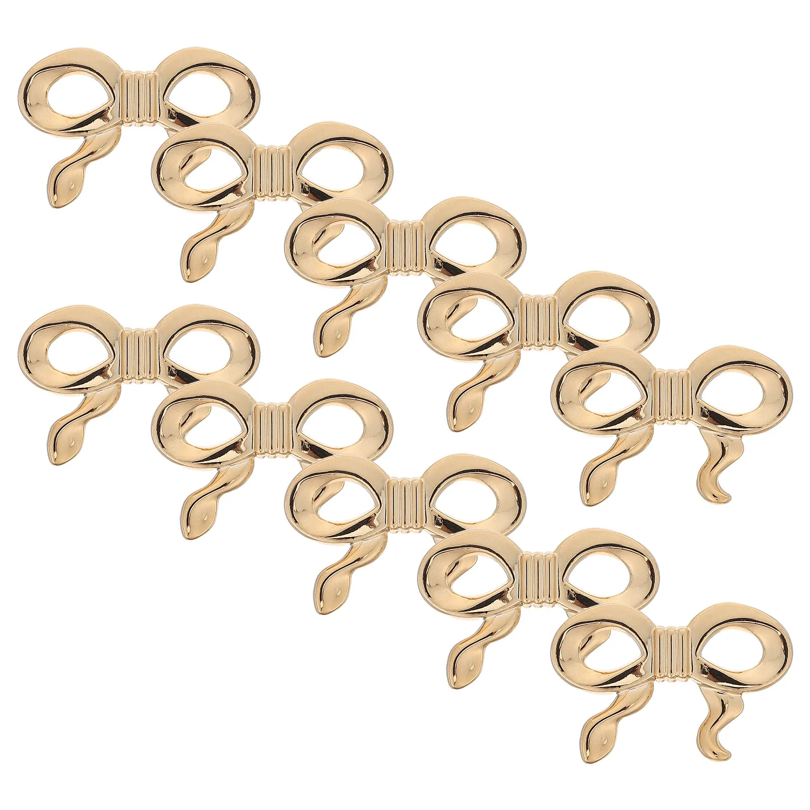 10Pcs Cabinet Door Pulls Bow Shape Zinc Alloy Decorative Drawer Handles for Kitchen Bedroom Furniture Hardware Bowknot Knobs