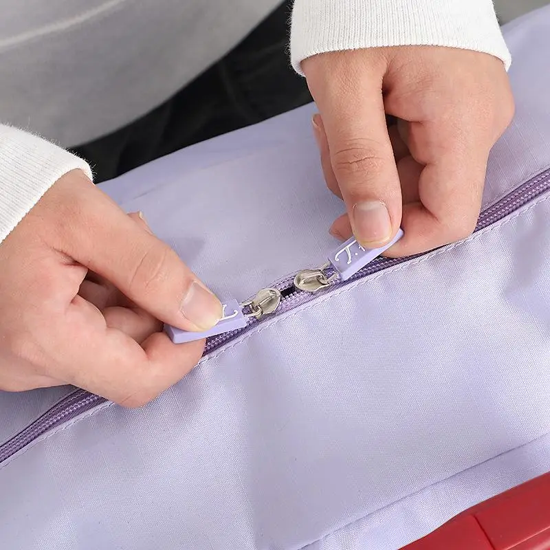 Oxford Faltbare Reisetasche mit rundem Etikett, Handgepäck-Koffer, Umzugstasche, Packtasche, Aufbewahrungstasche für Flugreisen – Detail 4