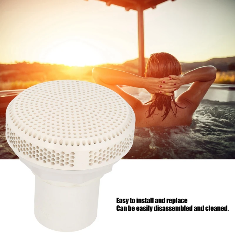 Kit de drenagem de chuveiro para saída no solo e água, Dreno para piscina e banheira, durável e durável, dreno de piso