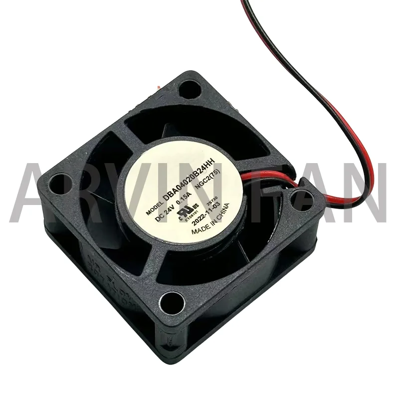 DBA04020B24HH 24V 0.15A 40x40x20mm 2-Wire Server Cooling Fan