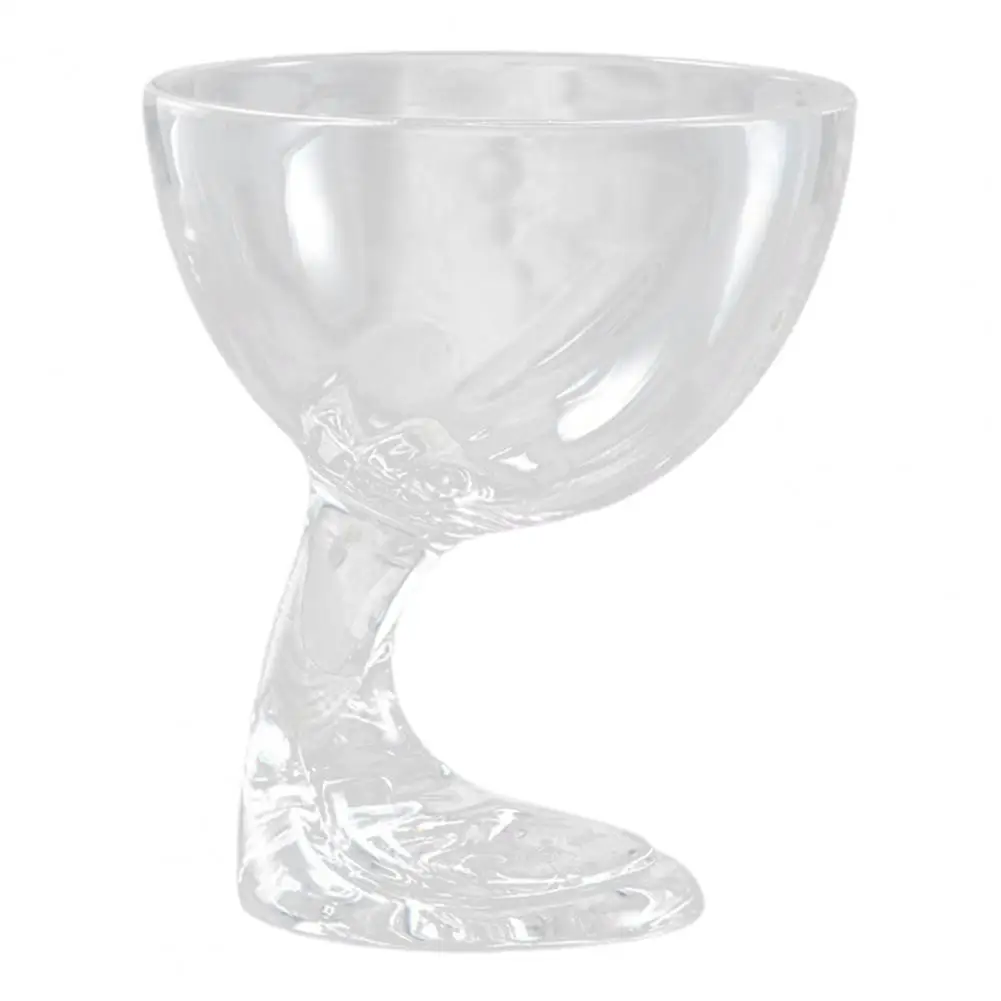Transparent Dessert Cup Opening Ice Cream Bowl Reusable Summer Ice Cream Cups for Sundae Fruit Pudding for Milkshakes for Home