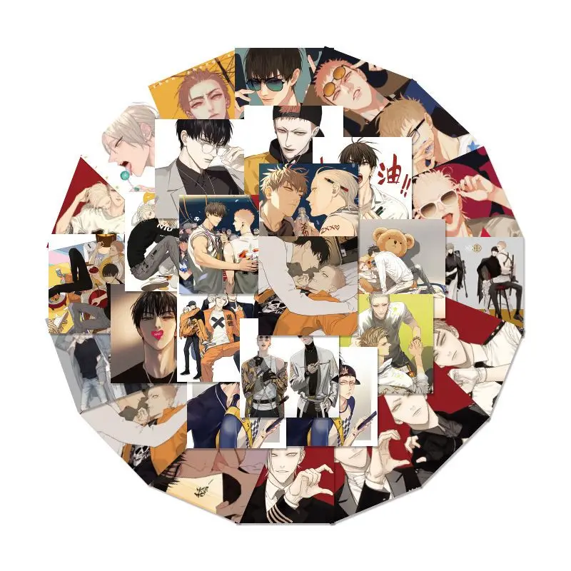 

62 Pcs/Set Anime Old Xian 19 Days Sticker Mo Guanshan, He Tian, Jian Yi, Zhan Zhengxi Kawaii DIY Scrapbooking Stickers for Fans