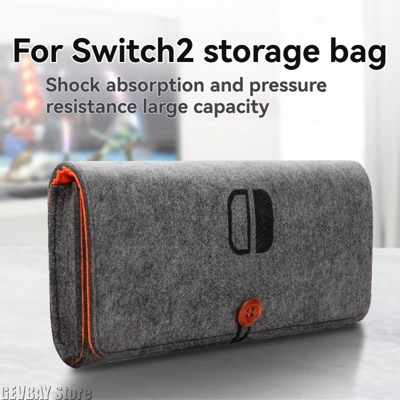 For Nintendo Switch2/Switch/Switch OLED Storage Bag Portable Storage Box Accessories Storage Bag Protective Cover