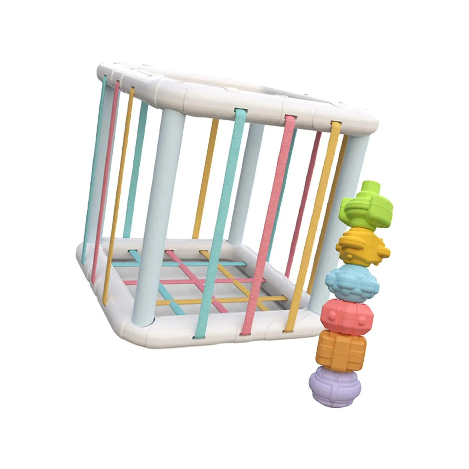 Caixa sensorial montessori brinquedos forma classificador brinquedos classificação de cores caixa sensorial para 1