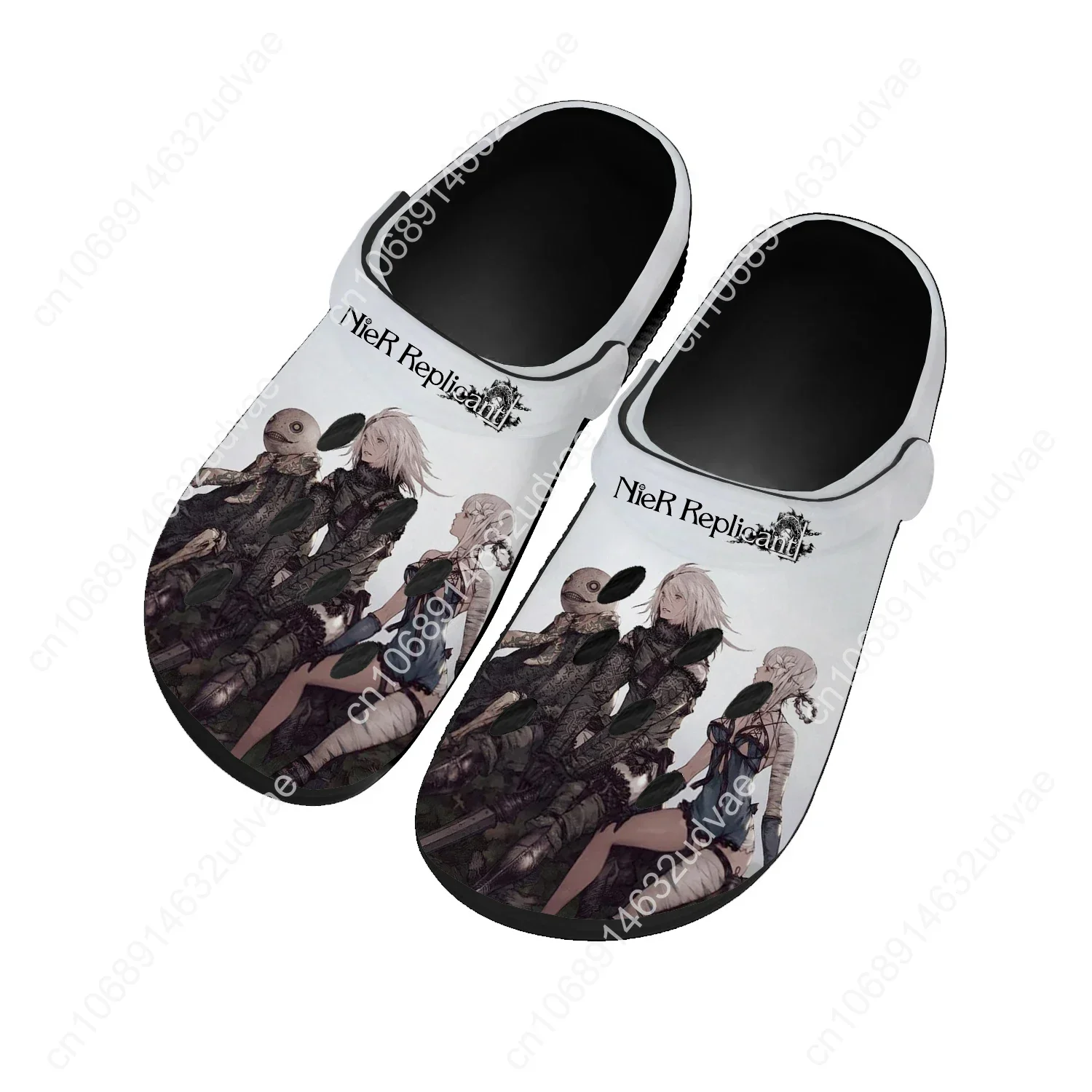 Nier Replicant Water Shoes Mens Womens High Quality Fashion Home Garden Clogs Customizd Sandals Beach Breathable Hole Slippers