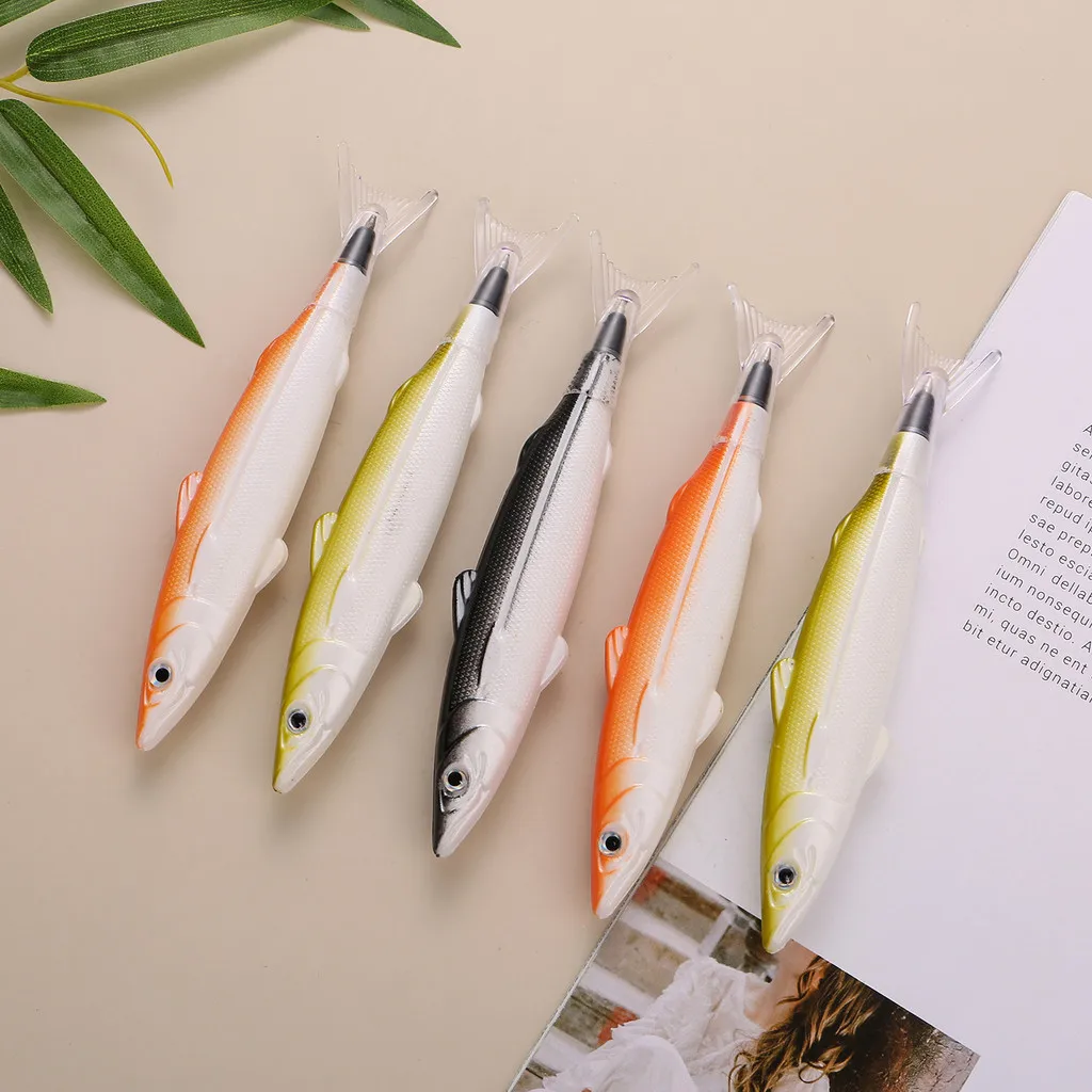 1pcs Novelty 0.5mm Gel Pen Cute Ocean Fish Ballpoint Pen For Writing Creative Office Gift School Supplies Stationery Kawaii Pens