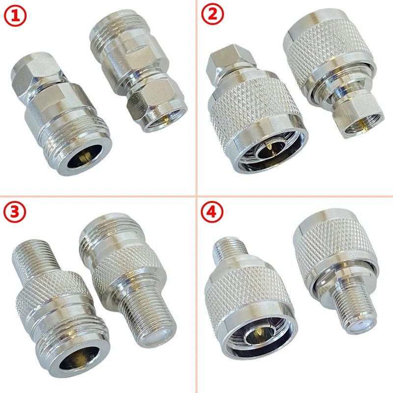 

1Pcs N Type Male Female To F Male Female Straight Connector L16 N To F TV Male Female Fast Delivery Brass Copper High Quality