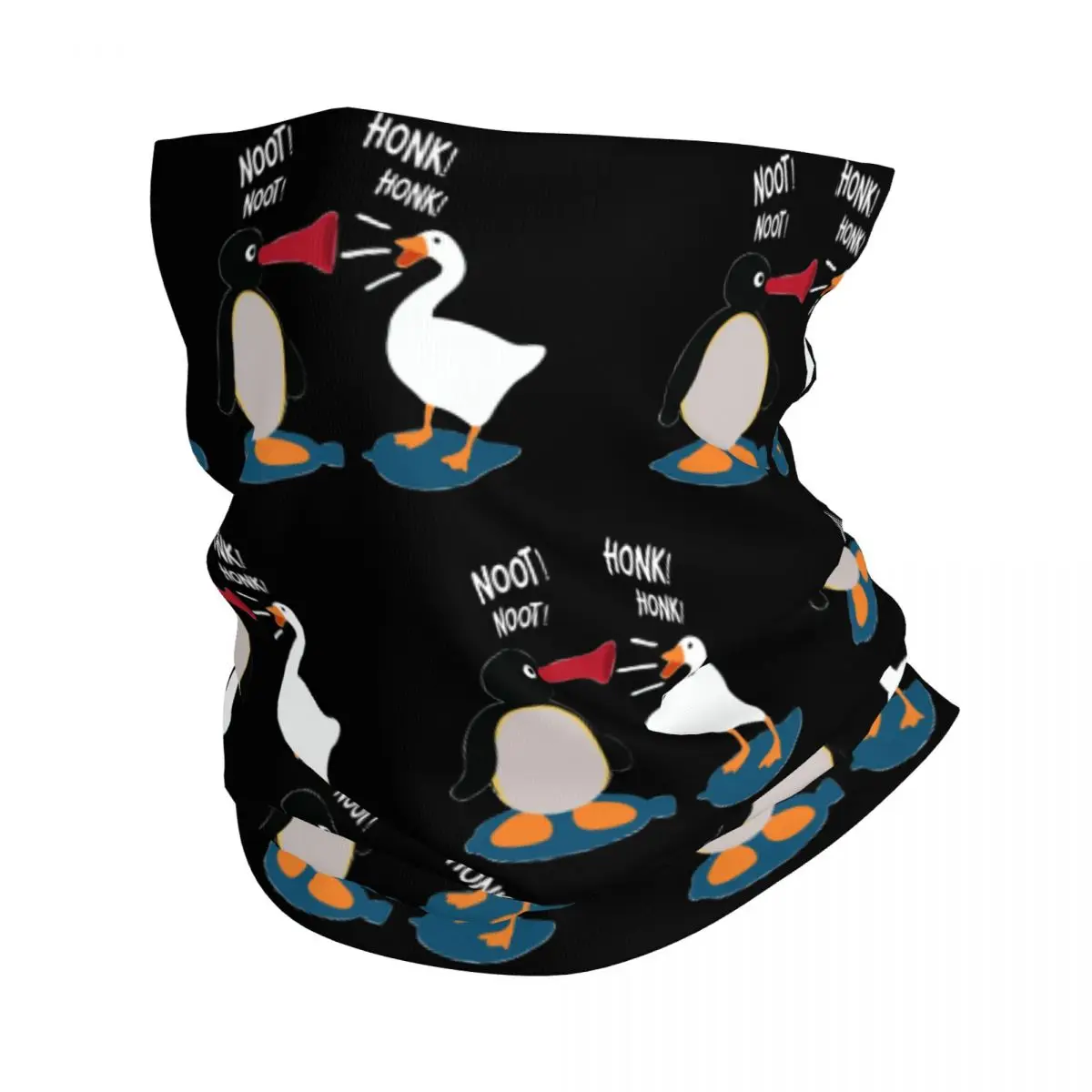 Noot Honk Bandana Neck Cover Printed Pingu Pinga Penguin Mask Scarf Warm Headwear Riding Unisex Adult Breathable