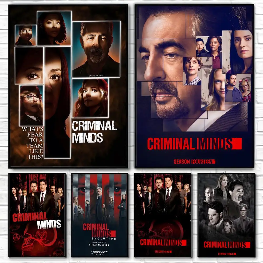 TV Series Criminal Minds Poster Poster High Quality Wall Art for Home Office Bedroom Living Room Perfect