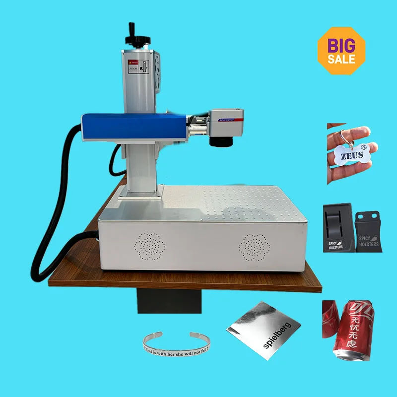 Hot30w /20w/50w Lasergravurmaschine Laserbeschriftungsmaschine zum Verkauf Schreibtisch tragbarer Faserlasergravierer Typ