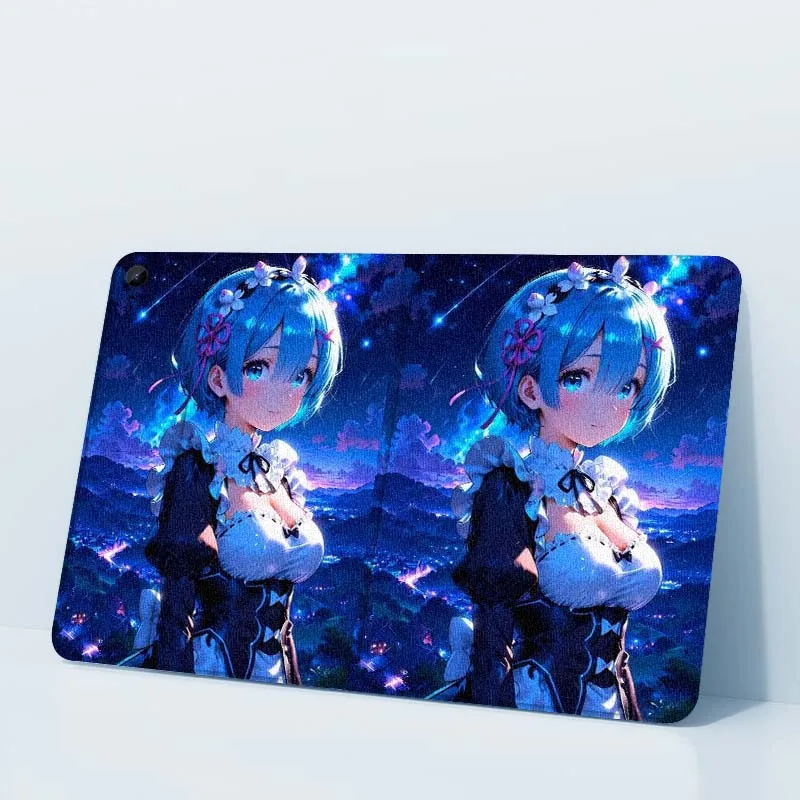 

R-Re Z-ZEROS Girl Beautiful Tablet Case For Samsung Galaxy Tab A A7 A8 A9 A11 S6 S11 Lite Plus 10.1 10.4 10.5 Inch