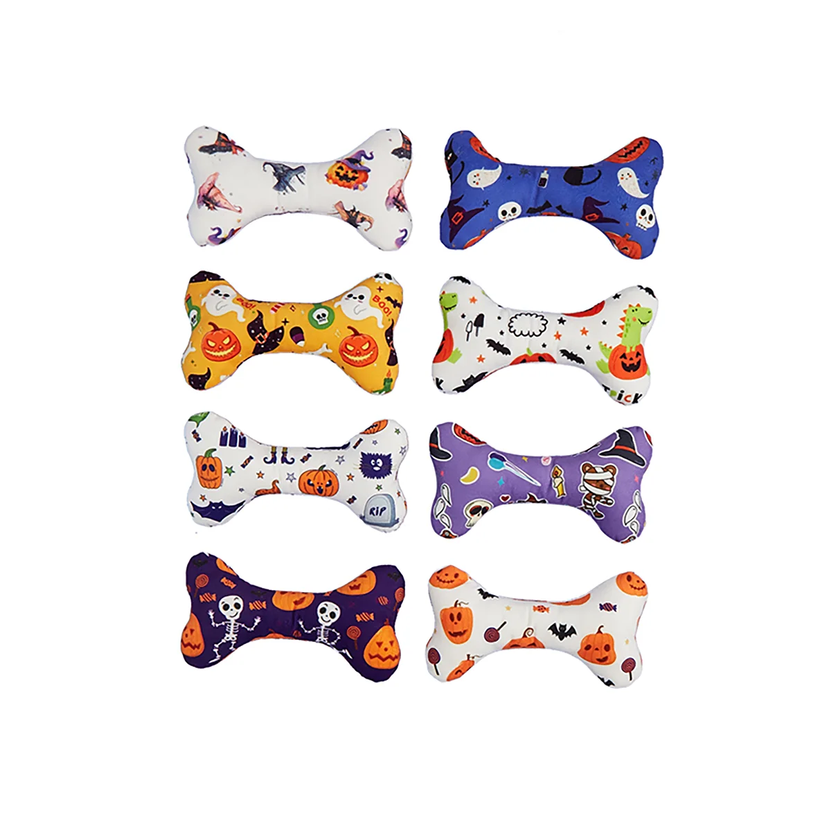 1 piece of Halloween pet bone sound toy, squeaking sound, cats and dogs daily self-entertainment