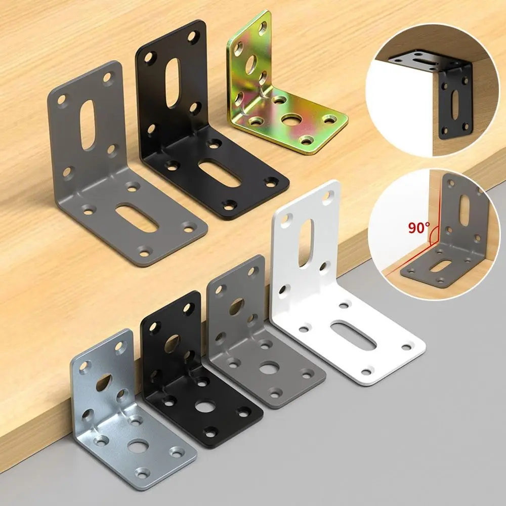 Stainless Steel Material Stainless Steel Brackets Rustproof 2PCS Pack Furniture Supporting Brackets Reinforcement
