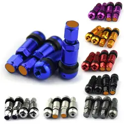 4pcs / set Universal Motorcycle Car Wheel Tubeless Tire Valve Air Caps for Tire Valve Stem Aluminum Metal Air Valve Stem