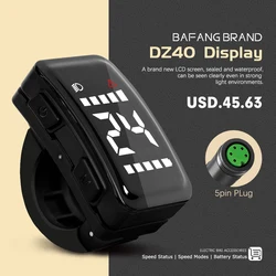 BAFANG Mini DZ40 Display 24/36/48V Ebike Intelligent LCD Screen 5PIN Female Waterproof for BAFANG BBS02B BBS01B BBSHD Mid Motor