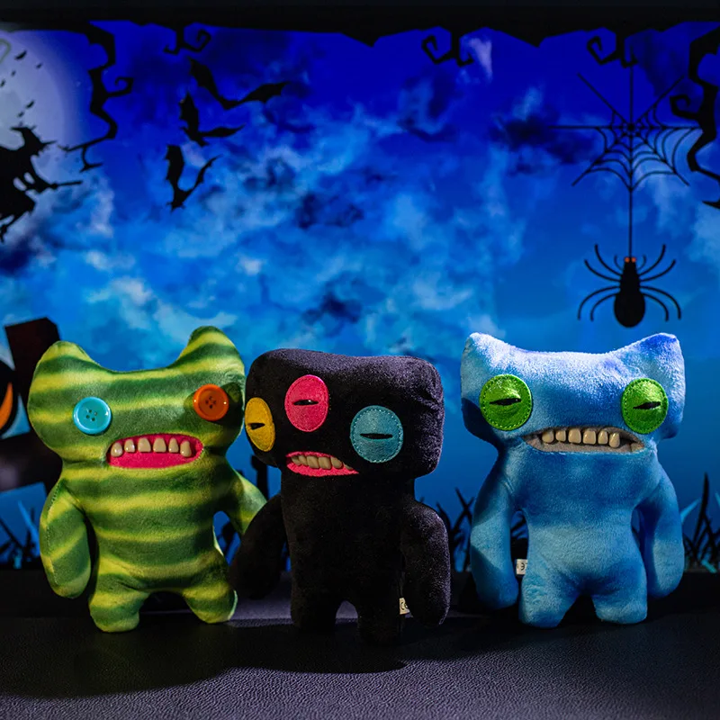 1Pc 20CM Sprout Monster Knuffel Halloween Pluche Poppen Grappige Tand Monster Kussen Speelgoed Halloween Gift Decor