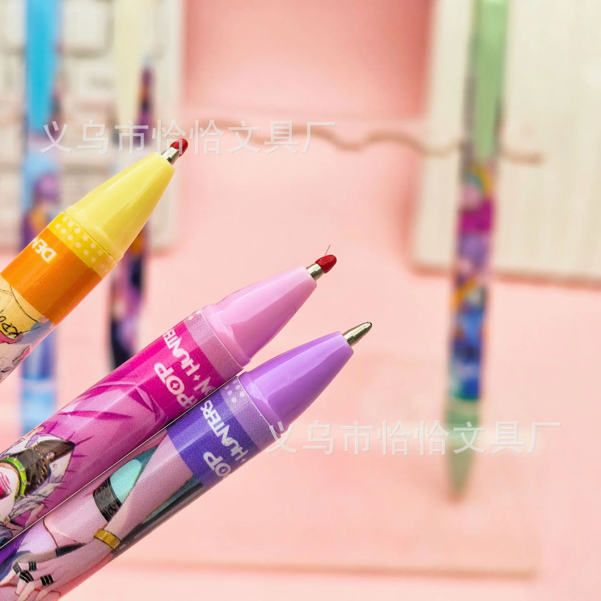 KPOP Hunter Girl Group Heat Erasable Pencil, Water-Soluble Erasable Pen, Student Stationery, Korean Comic, Hot Eraser Signature - Image 4