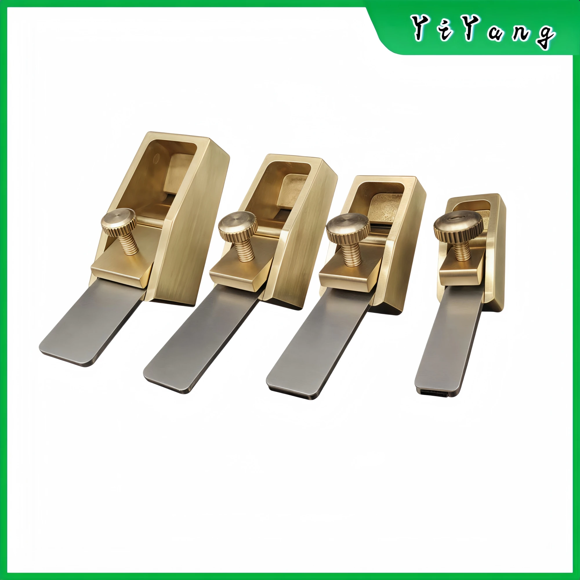 New Top Mini Brass Thumb Planes Flat Bottom Woodworking Planer Violin/Guitar Making Luthier Tools