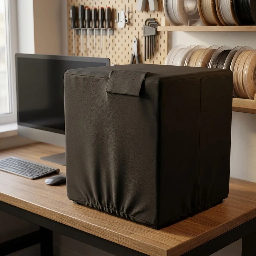 1pcs Elastic Dust Cover For Flashforge Adventurer 5M 3D Storage Case Black Protective Fabric Accessories