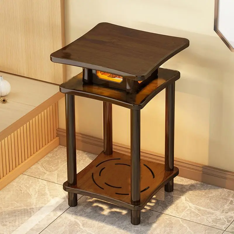 Estante de flores para interior del hogar, mesa de flores de suelo multicapa de bambú, planta decorativa en maceta, suculenta, nueva