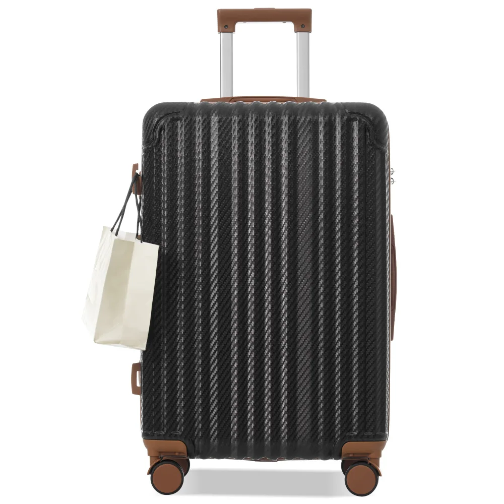 

6-Piece Durable ABS Hardshell Luggage Set with 360° Spinner Wheels TSA Lock & Side Hooks Lightweight Carry-On&Checked Suitcases