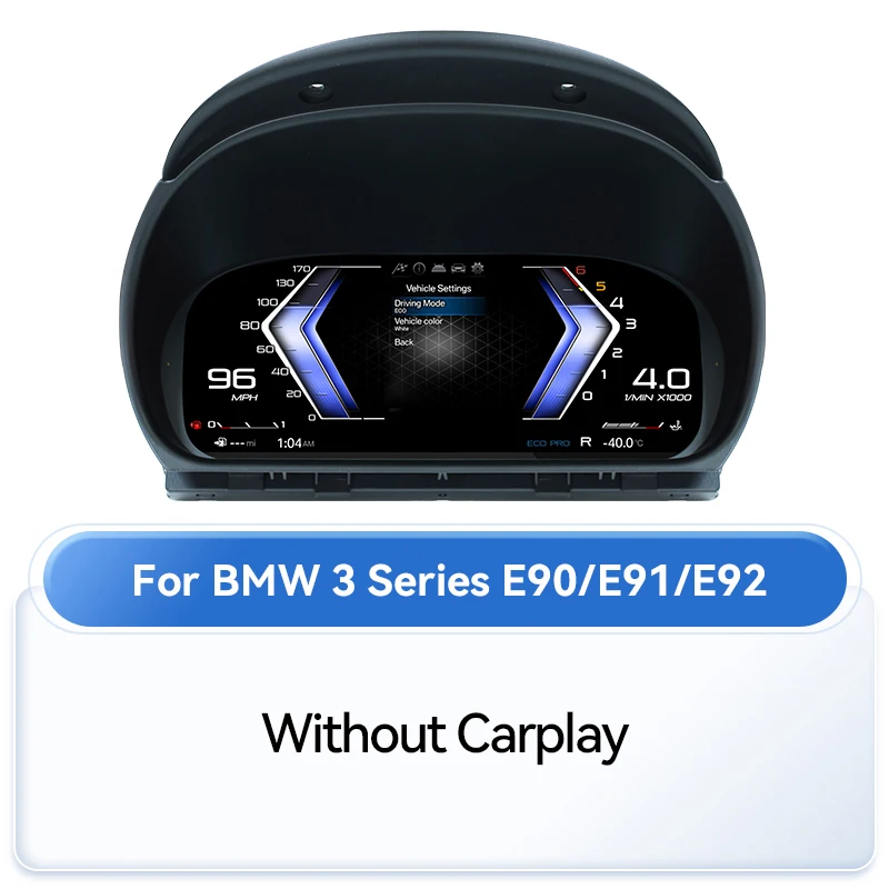 Digitaal instrumentencluster voor BMW 3 Serie E90 E91 E92 E93 2005-2012 Virtuele cockpit cluster snelheidsmeter