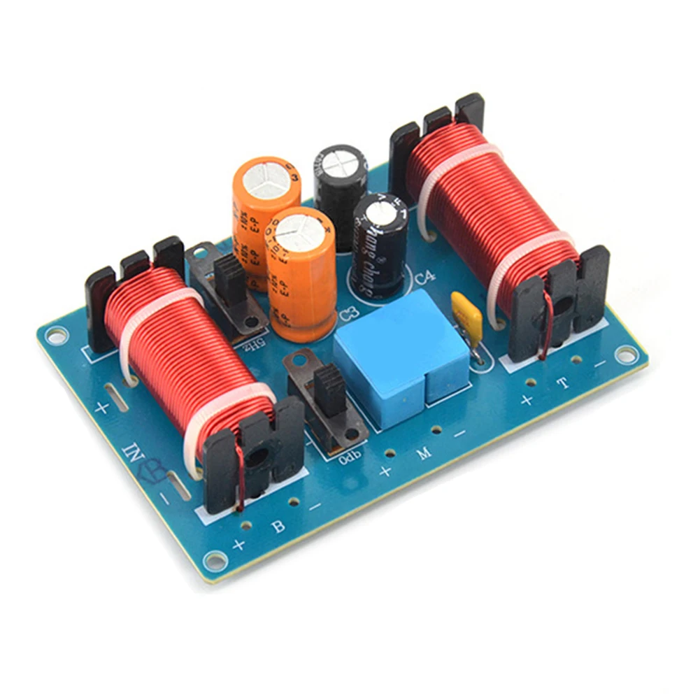 150W Frequency Divider Crossover Multi-segment Adjustable 3 Ways Audio Speaker Frequency Divider Module 50Hz-20KHz
