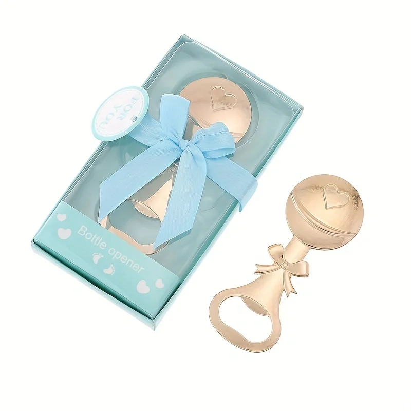 1PC Creative Eco-Friendly Baby First Anniversary Opener Party Gifts Guests Personality Lollipop Shape Reward Gifts Bottle Opener