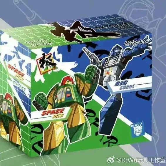 Dr.Wu Dw-E03 Dw-E22 Primaire Kleur Mini Ufo Enorme Golf Pak Kleinschalige Transformatie Action Figure Model Collectie Speelgoed