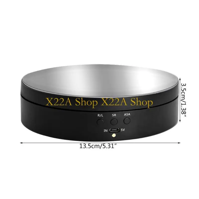 Unique Motorized Rotating Turntable Photography Rotating Display Stand Revolving Stand for Jewelry, Model, Collectible Display