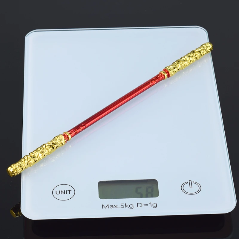 22 センチメートル/8.66 インチ大胆不敵な契約定海海固定針武器モデルゴールデンフープスティックゲーム周辺装飾コレクションおもちゃ