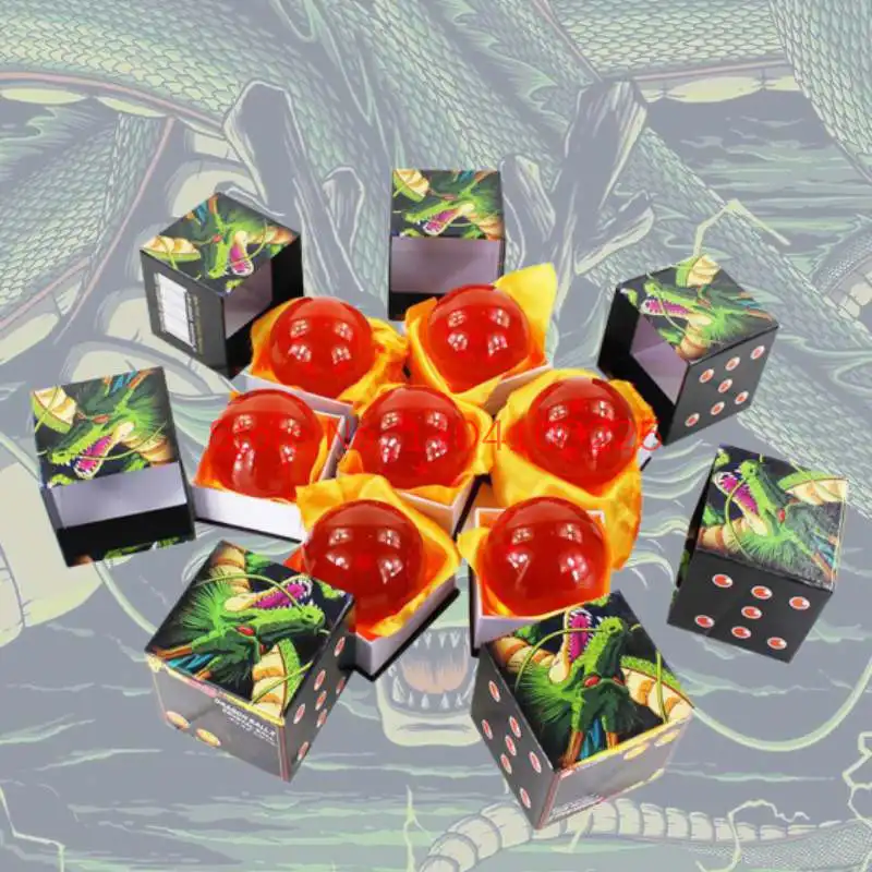 Dragon Ball, Esferas de Cristal de 7.6cm, Tamaños Grandes 1, 2, 3, 4, 5, 6 y 7, Figuras de Acción Z, Juguetes de Regalo para Navidad y Cumpleaños