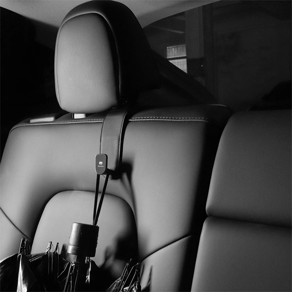 Quality Car Headrest Hook Premium Rear Seat Hanging Hook For Honda Mugen Power Civic Accord Odyssey Jazz CRZ CRV Spirior view 3