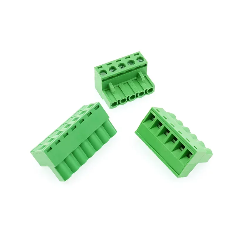 50 pçs/lote 8P-2EDGRK-5.08mm Espaçamento Plug-in Bloco Terminal Masculino e Feminino Par Plug Set 15EDGRK-5.08MM