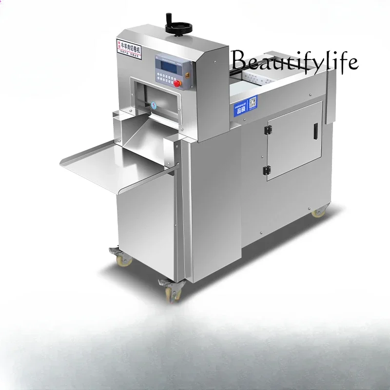 

Numerical control lamb slicer Commercial automatic lamb slicer Fat beef cutter Roller Frozen meat slicer