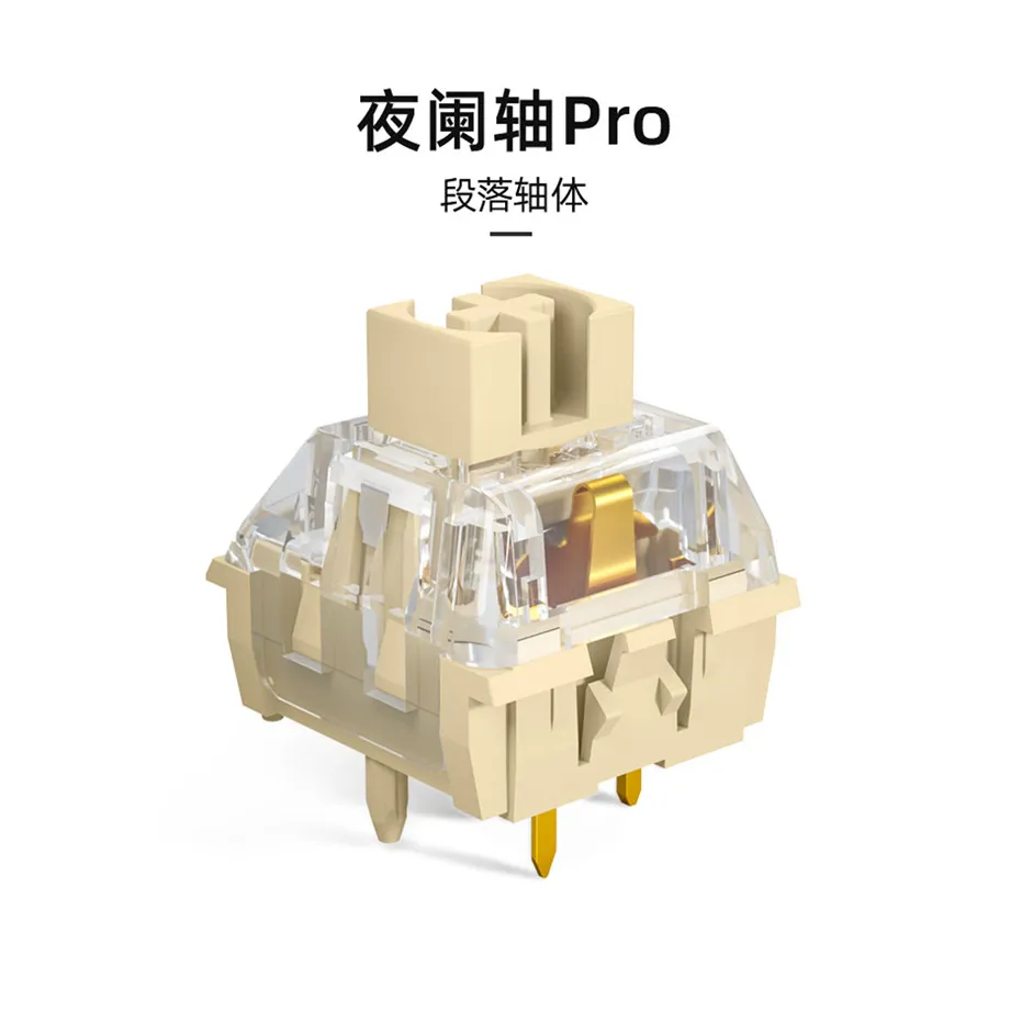 Kailh Wholesales Box Switch Midnight Pro Silent Linear Tactile 5-Pin Pre-Lubed for Custom DIY Mechanical Keyboard Cherry MX Comp