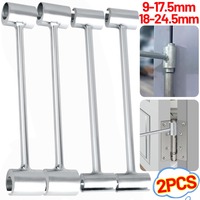 Double Headed Door Hinge Repair Wrench Heavy Duty Door Alignment Gap Adjusting Tool Home Professional Door Window Repair Wrench