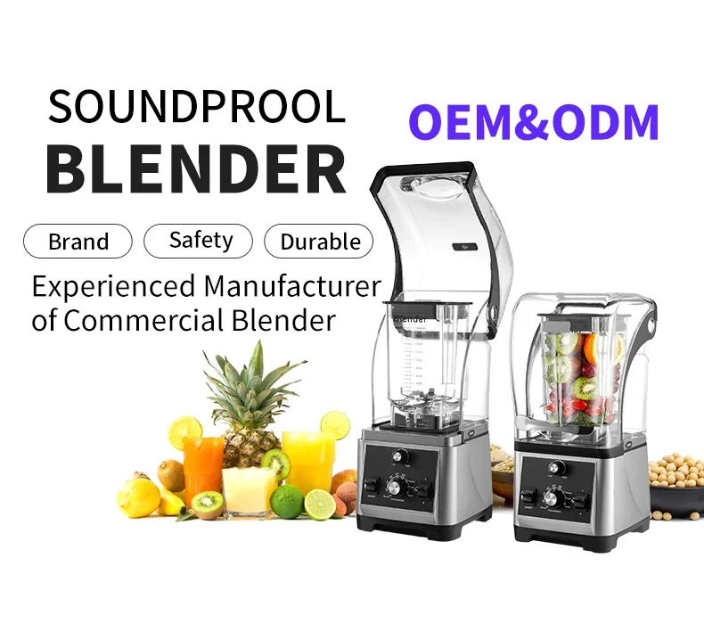 For Fufu blender heavy duty commercial vegeteable vitamin mix 2000 watt commercial blenders