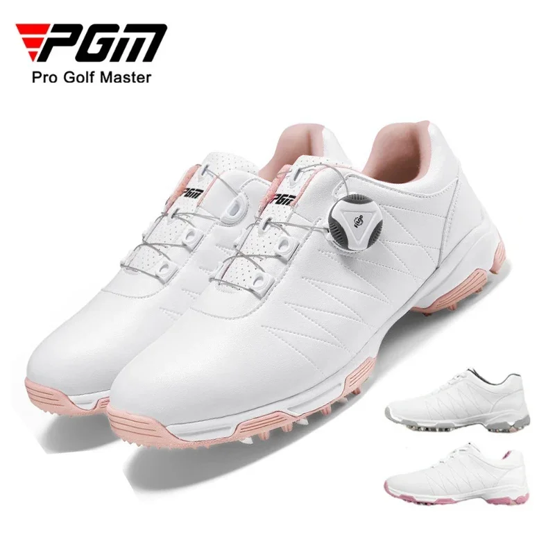 PGM XZ082 damskie buty golfowe wodoodporne lekkie pokrętło klamry sznurowadła adidasy damskie oddychające antypoślizgowe buty sportowe