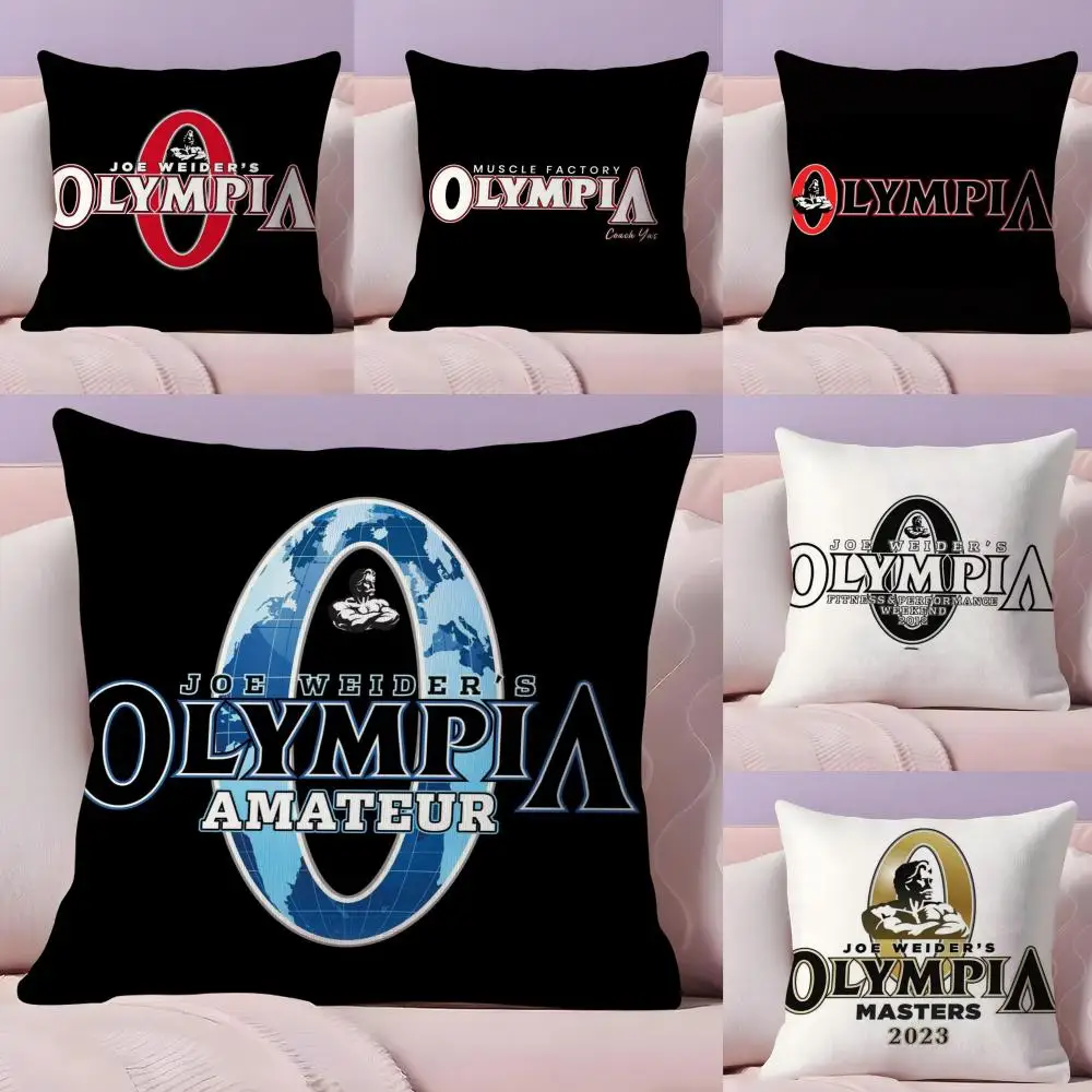 

Brand M-Mr. O-Olympia Pillow Case Plush Fabric Soft Double-Sided Printed Sofa Home Decor Fine Winter Gift Cushion Cover