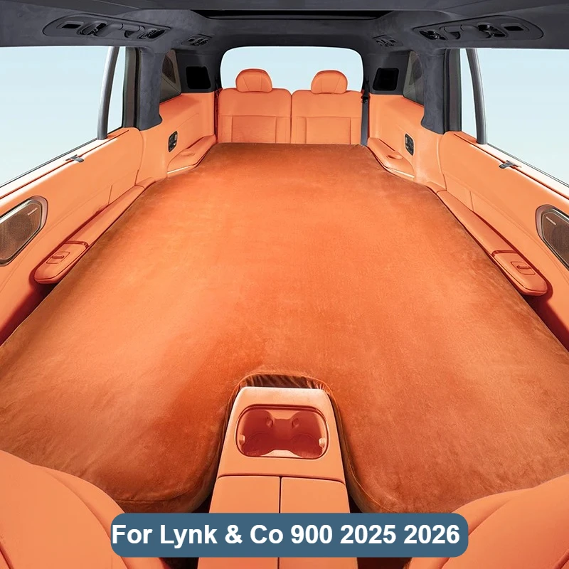 Colchón inflable para coche Lynk & Co 900 2025 2026, tela de ante, asiento trasero y maletero, estera de viaje, accesorios para automóvil