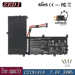 ZEDI New C21N1414 Laptop Battery For Asus Sicongben Eeebook X205T X205TA F205TA 7.6V 38Wh