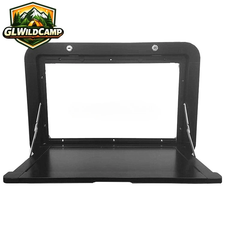 700x500mm Custom Color RV Picnic Folding Table with Aluminum and Stainless Steel Lock for Camping Trailer Accessories