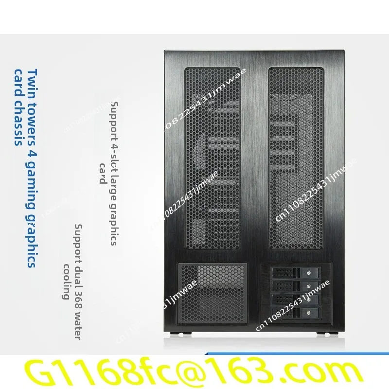 GPU Chassis 4 Game Card 4090 Workstation Server Anti Real Computing Deep Learning Rendering WS04A